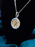 Load image into Gallery viewer, Lady Liberty Necklace | 18K Gold Vermeil | Moissanite Diamond
