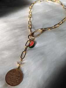 Exclusive - Very Rare 1946 Palestine Coin Necklace | Keydate