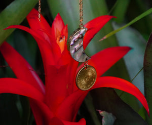 Argentina Sun and Moon Coin Necklace