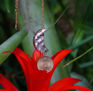 Argentina Sun and Moon Coin Necklace