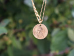 Load image into Gallery viewer, Queen of Sheba Somalia Coin Necklace
