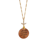 Load image into Gallery viewer, Rare 1942 Palestine Coin | Leaf Charm Necklace
