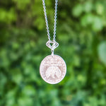 Load image into Gallery viewer, Moon Goddess Greek Coin Necklace
